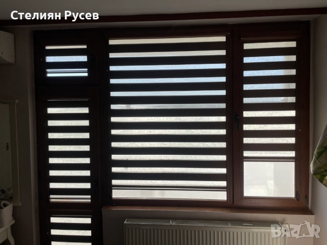 280411 ПВЦ PVC дограма врата 69/255 см златен дъб + щори ден и нощ+ комарник  - цена 140 евро или 27, снимка 3 - Дограми - 54342599