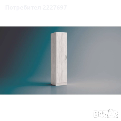 Еднокрилен гардероб Аполо 7, снимка 5 - Гардероби - 52221946