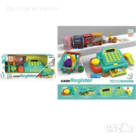 Детски касов апарат с кошница и калкулатор, снимка 4 - Други - 49717679