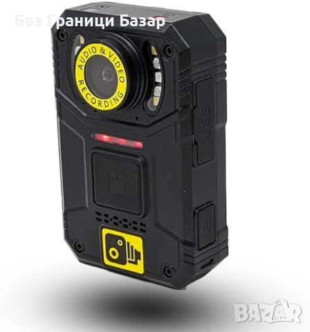 Нова Камера за тяло Recall PRO 2K 4K, 128GB, IR нощно виждане и клип, снимка 3 - Камери - 52497270