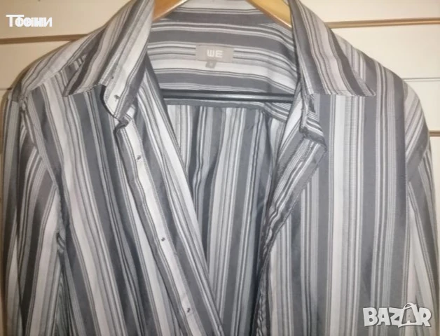 Нова Мъжка Риза с Яка и Дълъг Ръкав XL , снимка 6 - Ризи - 50754012