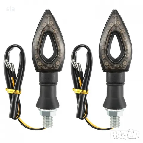 Мигачи за мотор с една светлина- бяла, 2бр. в комплект, снимка 2 - Аксесоари и консумативи - 49052459