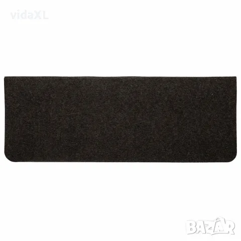 vidaXL Самозалепващи стелки за стълби, 15 бр, 65x24,5x3,5 см, черни, снимка 6 - Изтривалки - 56147149