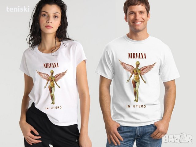  Рок тениска Nirvana Дамски и Мъжки 7 модела, снимка 3 - Тениски - 28247290