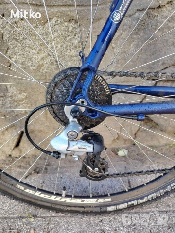 Хл рамка 28 цола алуминиев велосипед с 21 скорости усилени капли амортисьори предни като нов , снимка 7 - Велосипеди - 52818813