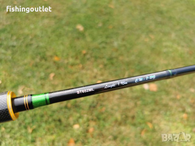 Спининг въдица за байткастинг с обърнати водачи Osako Strike 1.95mt, снимка 4 - Въдици - 42677873