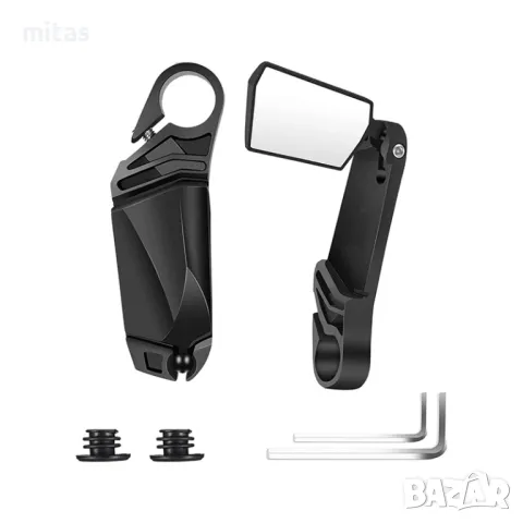 Мултифункционални огледала за велосипед, 360°, Регулируеми, Сгъваеми, снимка 3 - Аксесоари за велосипеди - 48855057