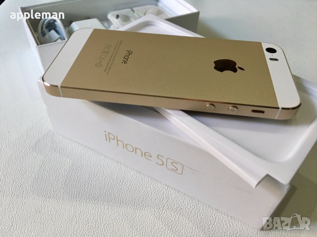 Apple iPhone 5S 16Gb GOLD Фабрично отключен, снимка 5 - Apple iPhone - 38916271