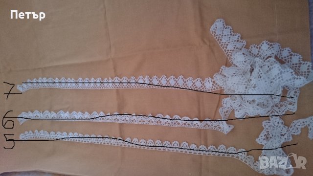 Ръчно плетени дантели за носии и декорация , снимка 6 - Декорация за дома - 23593253
