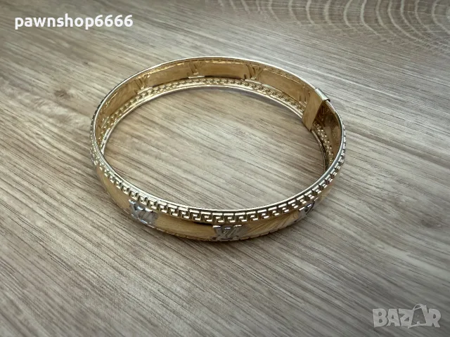 Златна гривна 14 карата / проба 585 с тегло 8,11 грама , снимка 8 - Гривни - 56092365