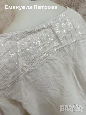 Дамска ежедневна риза с бродерия, снимка 5 - Ризи - 48071475