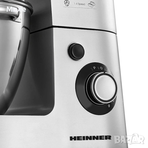Планетарен Миксер + Аксесоар Блендер , с Елиптично Движение 1500 W, Купа 5.5 л, 6 Скорости Heinner, снимка 14 - Миксери - 53885764