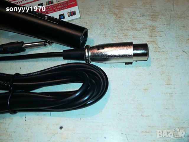 SHURE-МИКРОФОН И КАБЕЛ 0707221939, снимка 4 - Микрофони - 37320941