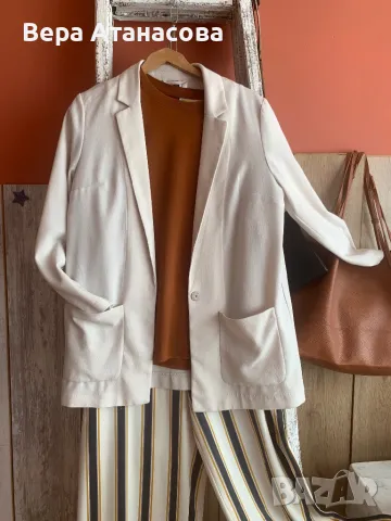 🍒🍒🍒 Divided🍒 ежедневен блейзър в телесен цвят👠