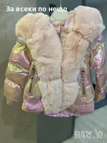 Детско Зимно Яке С Пух За Момиченце 1г 2г 4г Код Детски Находки4