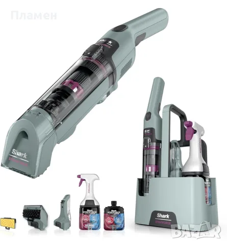 SHARK STAINFORCE HX100EUCP – БЕЗЖИЧЕН УРЕД ЗА ПОЧИСТВАНЕ НА ПЕТНА, ТАПИЦЕРИИ И КИЛИМИ