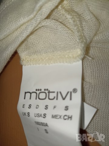 Motivi S, M-Нова с етикет дамска фина блуза с щампа и набран ръкав , снимка 7 - Блузи с дълъг ръкав и пуловери - 40534600