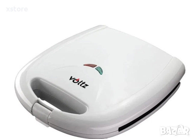 Уред за сладки орехчета Voltz, 1200W, За 24 сладки, Незалепващи плочи, Бял, снимка 2 - Тостери - 52698851