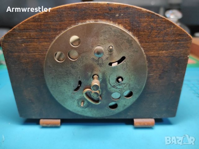 Стар Немски Часовник Будилник Хамбург Американ, снимка 2 - Антикварни и старинни предмети - 37024864