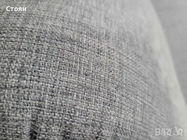 Сив ъглов диван от плат "HUKLA M-Bavero" с ел. релакс механизъм, снимка 5 - Дивани и мека мебел - 48307466