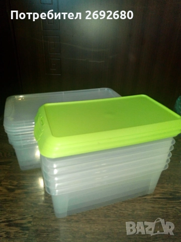 Нови комплекти прозрачни кутии за съхранение/цени в описанието , снимка 10 - Кутии за съхранение - 46415247