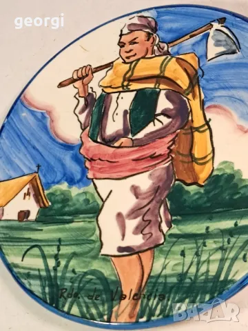 декоративна керамична чиния 18/5, снимка 2 - Декорация за дома - 49261879