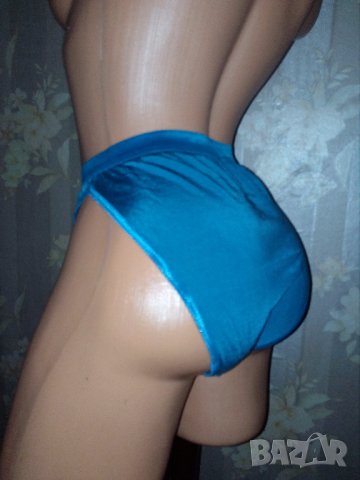 НЕМА-Тюркоазени бикини с висока талия М,Л, снимка 4 - Бельо - 35054270