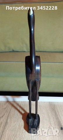 Дърворезба масив за ценители 37см , снимка 3 - Декорация за дома - 54000084