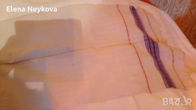 Старинна ленена кърпа , снимка 2 - Антикварни и старинни предмети - 54265716