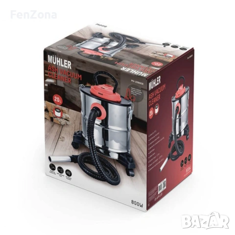 Прахосмукачка за едри отпадъци Muhler с колела или без,24м гаранция, снимка 2 - Прахосмукачки - 53996528