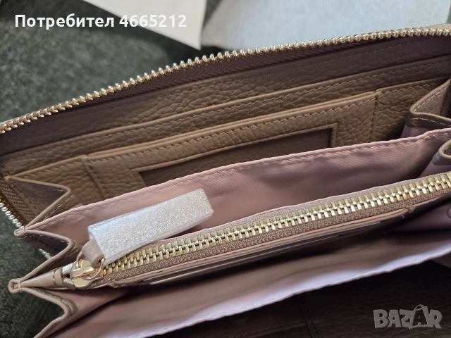 Кожено портмоне Coccinelle, снимка 2 - Портфейли, портмонета - 52602779