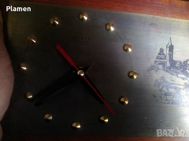 Стар настолен часовник Ваймар от ГДР, снимка 5 - Други - 38308653