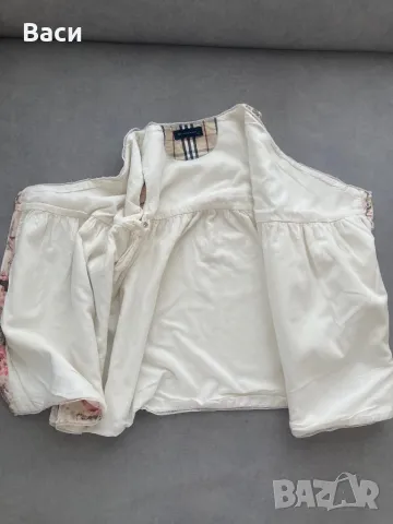 Burberry оригинална бебешка рокля, снимка 4 - Бебешки рокли - 48353949