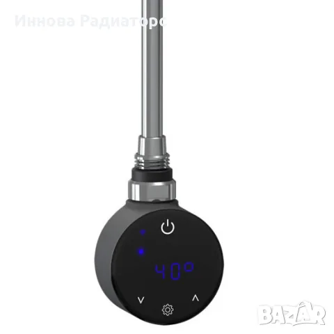 Електрически нагревателен елемент за радиатори в баня с App управление , 300W-1200W , Антрацит