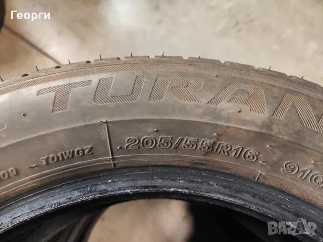 2бр.летни гуми 205/55/16 Bridgestone, снимка 5 - Гуми и джанти - 48094802