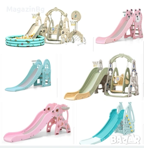  Пързалка с люлка Playground Lunar Spaceman Verena Nala Pooh Alegra