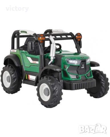 Акумулаторен трактор Moni - Harvest HSD, зелен 