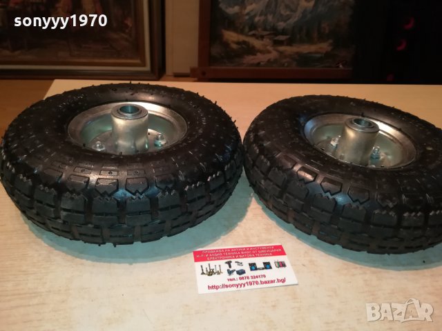 somafix 2бр нови гуми 25х8см 1209212002, снимка 2 - Градинска техника - 34111665