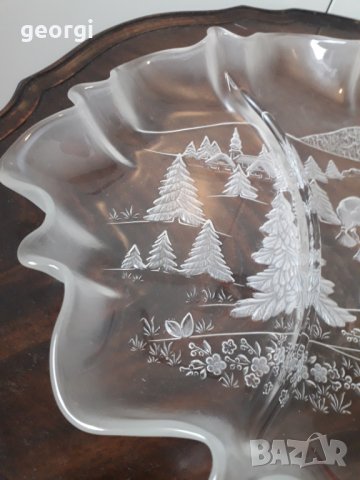 Немско коледно плато ордьовър Walter glass    17/1, снимка 6 - Колекции - 31942581