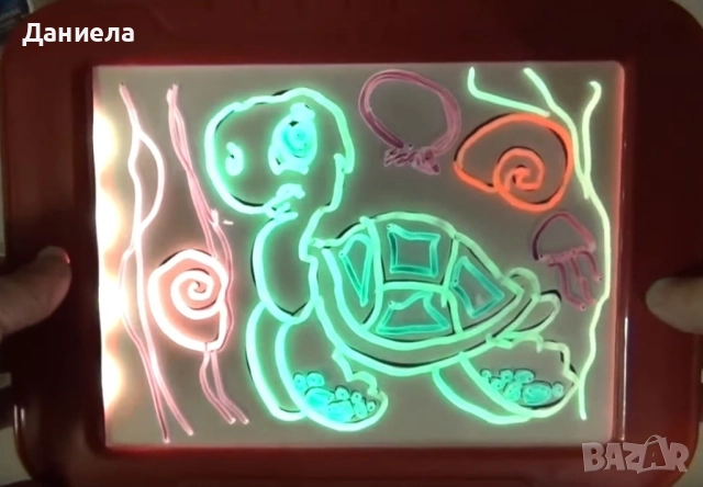 Светещ таблет за рисуване Magic Sketch Pad, снимка 7 - Рисуване и оцветяване - 52014899