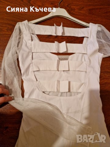 Дамска бяла риза, снимка 1 - Ризи - 39942423