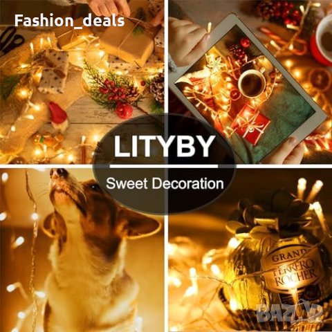 Нови 120 LED лампички светлина 15 метра за Декорация Дом Украса Коледа, снимка 3 - Други - 42510827