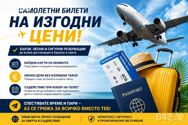 Самолетни билети на изгодни цени