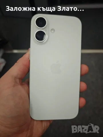 Смартфон Apple IPhone 16 бял 128GB