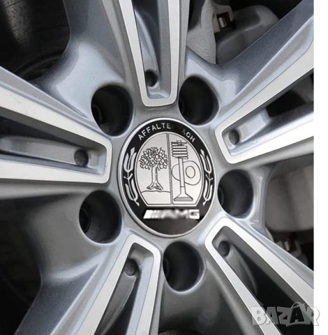 капачки за джанти Мерцедес 75 mm AMG Affalterbach Mercedes , снимка 3 - Аксесоари и консумативи - 42685620