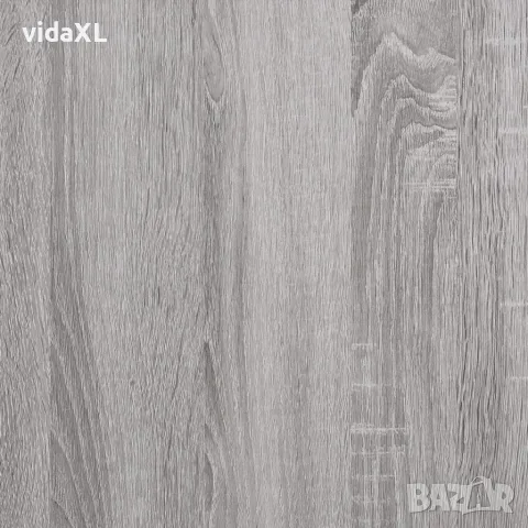vidaXL Етажерка за дрехи с рафтове, сив сонома, инженерно дърво, снимка 8 - Етажерки - 56148069