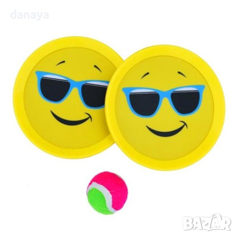 3716 Кеч бол игра с лепящо топче Catch Ball Емотикони