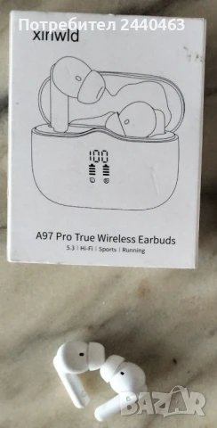 Безжични bluetooth слушалки тапи / Блутут / бели, снимка 2 - Bluetooth слушалки - 51224782