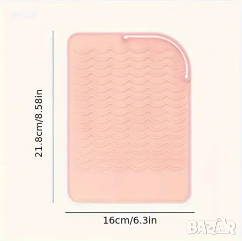 Топлоустойчива подложка за преса за коса, снимка 4 - Преси за коса - 48325040