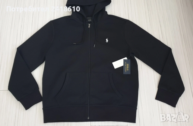 POLO Ralph Lauren Double Knit Full Zip Mens Size M НОВО! ОРИГИНАЛ! Мъжки Суичер!